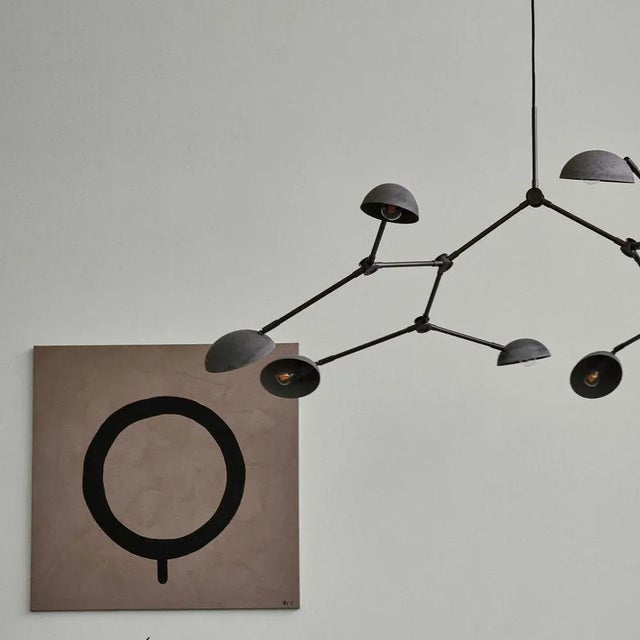Drop chandelier bronze by 101 copenhagen designed by kristian sofus hansen & tommy hyldahl. Dimensions: l155 x w91 x h21...