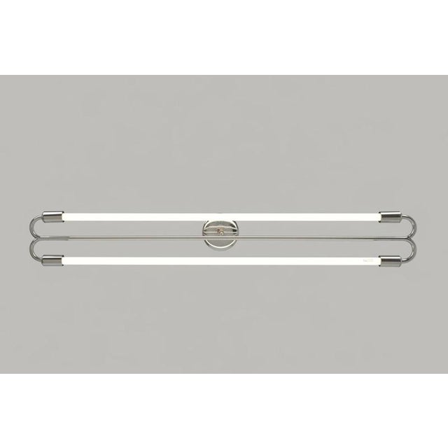 Fluorescent Horizontal Duo Lamp, Germany, 1950s For Sale - Image 11 of 12