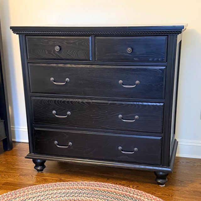 2010s Restoration Hardware Blaine 5 Drawer Cedar Lined Dresser For Sale - Image 5 of 6