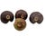 Figurative Vintage English Penkridge Ceramics Trompe l'Oeil Purple & Green Split Fig Fruit Life / Full Size Figure Objects, a Set of Four For Sale - Image 3 of 6