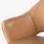 Saarinen Executive Arm Dining Chairs in Camel Leather & Brass Legs, Set of 6 For Sale - Image 10 of 11