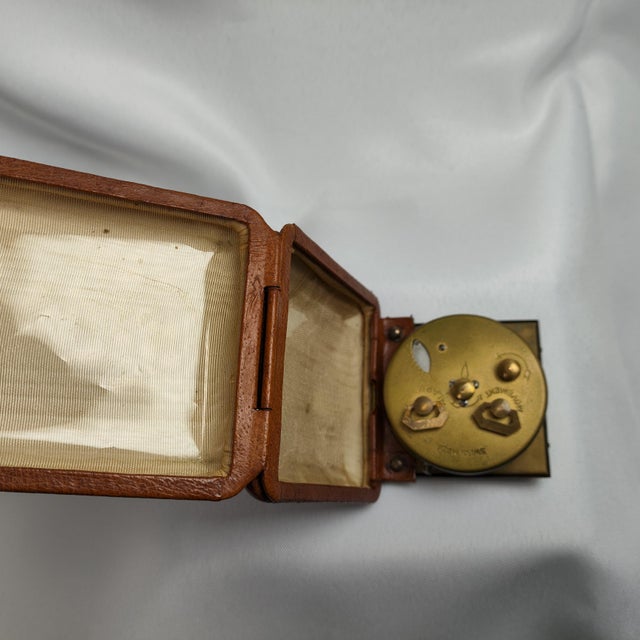 Mid 20th Century Swiss Made Folding Alarm Clocks Swiza Coquet For Sale - Image 4 of 8