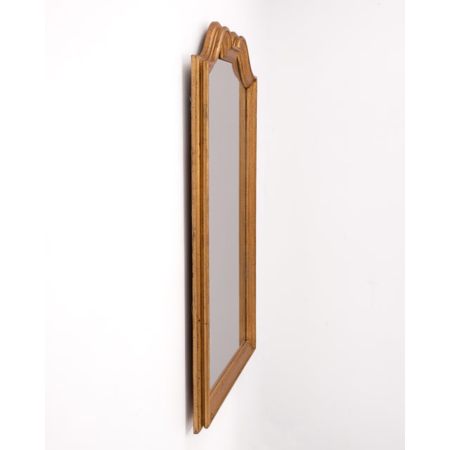 1970s Vintage Italian Italy Gold Gilt Wood Wall Mirror Hollywood Regency Labarge Carvers' Guild Drexel For Sale - Image 5 of 14