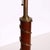 Modern Mid-20th Century Classical Wood and Bronze Table Lamp, Italy For Sale - Image 3 of 8
