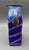 Anca Podaru Ama Romanian Copper Overlay Handled Art Glass Nouveau Vase. Measures approximately 6 1/2" long, 3 3/4" wide, 9...
