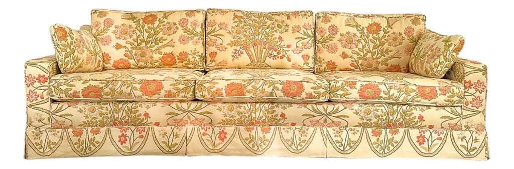 Vintage Floral Sofa
