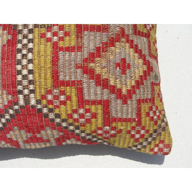 Textile Kilim Rug Pillow Cover For Sale - Image 7 of 11