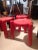 Plastic Stools in Red and Black from Kartell, Set of 5 For Sale - Image 7 of 13