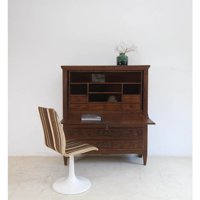 Late 18th Century Louis XVI Oak Secretary For Sale - Image 6 of 18