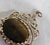 Vintage 9ct Yellow Gold, Tigers Eye, and Black Onyx Fob Pendant, London, 1970 For Sale - Image 3 of 11