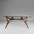 Mid-Century Modern Rectangular Table in Wood and Glass by Carlo Mollino for Zanotta, 1980s For Sale - Image 3 of 11