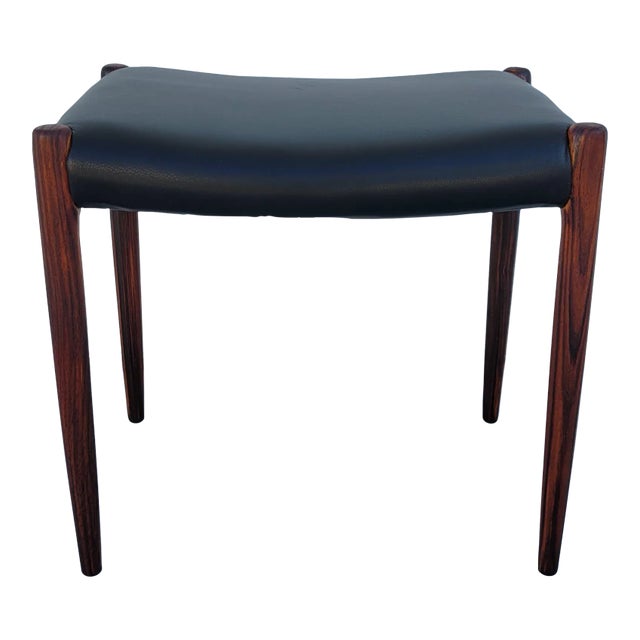 Mid 20th Century Rosewood j.l. Moller Stool For Sale