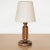 Brown 1940s French Carved Wood Table Lamp For Sale - Image 8 of 8