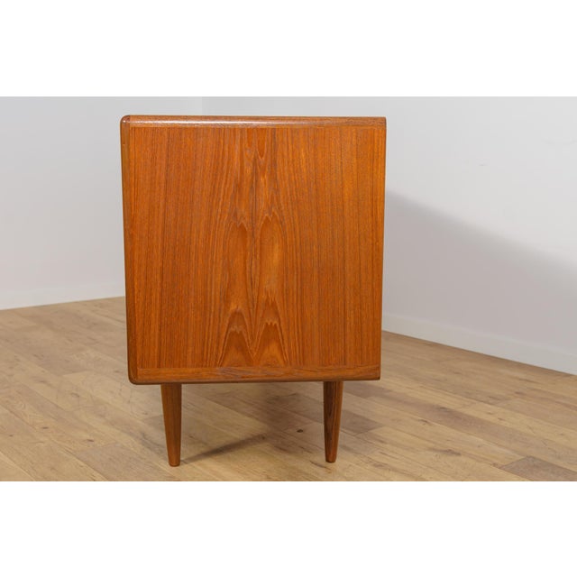 Large Mid-Century Teak Tambour Door Sideboard, Denmark, 1960s For Sale - Image 6 of 18
