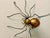 1950s Mid-Century Modern Italian Metal and Glass Spider Wall Lamp, 1950s For Sale - Image 5 of 18