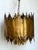 Vintage Tom Greene Brutalist Torch Cut Brass Chandelier For Sale - Image 12 of 12