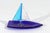 Vintage Modern Murano Glass Model of Sailing Ships For Sale - Image 4 of 18