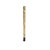 Vintage Chinese Monk Lohon Engraved Motif Bone Color Resin Inset Walking Stick For Sale In San Francisco - Image 6 of 12
