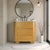 Bring sleek sophistication to smaller baths or powder rooms with the Butler Specialty Company Genoa 36 inch single sink...