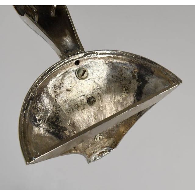 French Art Deco Wall Sconces by Boris Lacroix 1930s France - A Pair For Sale - Image 11 of 14