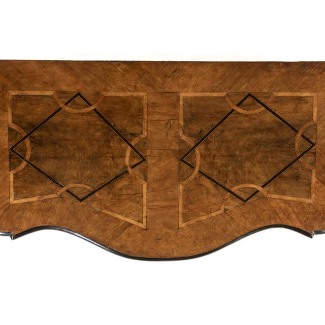 Antique German Walnut Commode, 1700s For Sale - Image 9 of 10