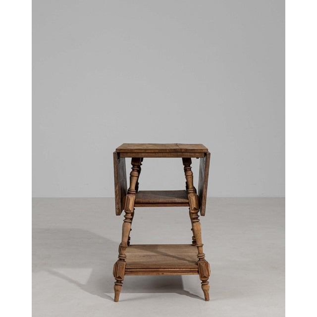 19th Century France Tan Wood Console Table For Sale - Image 4 of 10