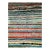 Vintage Moroccan Boucherouite Shag Area Rug, Handwoven Wool, Stripe, 5' X 7' For Sale