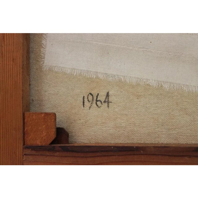 1960s Raffaele Cella, Vanity, 1964, Oil on Canvas, Framed For Sale - Image 5 of 6