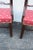 Brown 1940s Solid Mahogany Dining Chairs Set of Six For Sale - Image 8 of 13