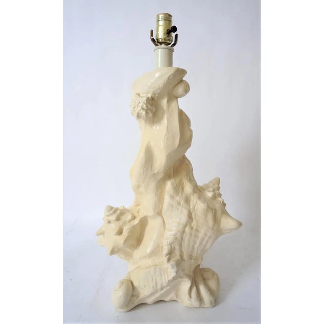 Sirmos Table Lamp Double Shell Motif For Sale - Image 11 of 12