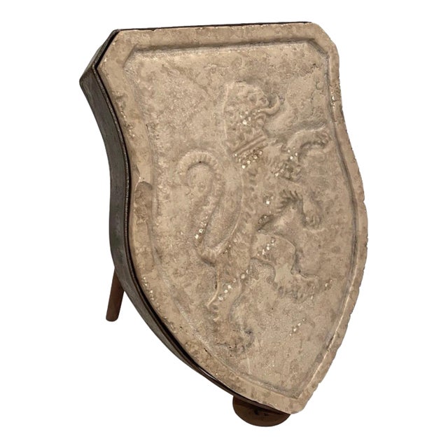 Mounted Marble Coat of Arms For Sale