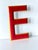 Industrial Vintage Enamel Letter E, 1960 For Sale - Image 3 of 10