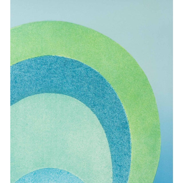 1970s Emilio Pucci Abstract Composition Lithograph, 1974 For Sale - Image 5 of 9