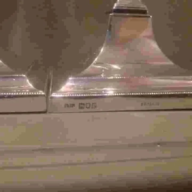 Early 20th Century British Sterling Candlesticks Made by Gorham in 1910 For Sale - Image 5 of 6