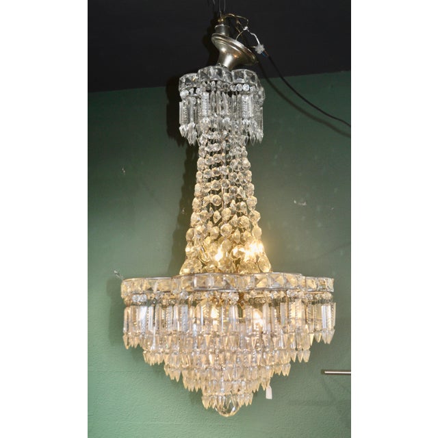Vintage Crystal Chandelier, 1960s For Sale - Image 17 of 18