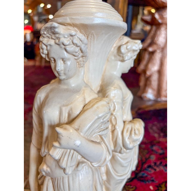 1960s Three Graces Table Lamp For Sale - Image 12 of 12