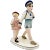 Schoolkids Figurine by Claire Weiss, 1930s For Sale