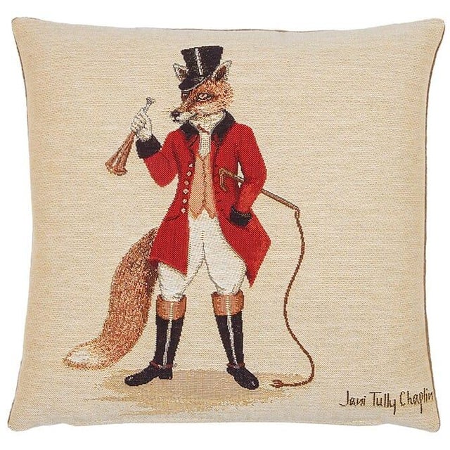 This beautiful tapestry cushion is finely woven by skilled weavers on traditional Jacquard Tapestry looms. The tapestry...