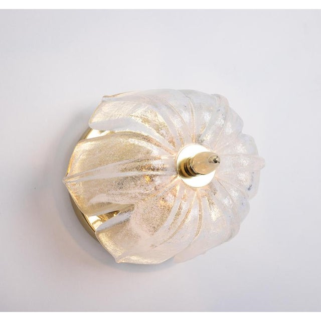 Small Round Murano Glass Flush Mount attributed to Limburg, Germany, 1970s For Sale - Image 14 of 15