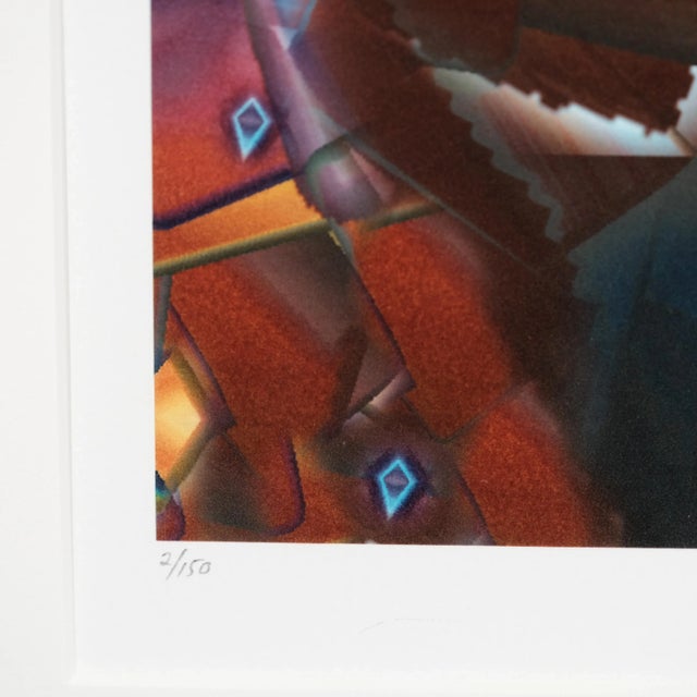 Wood Gordon Edward McGlothlin "Metropolis" Hand Signed Framed Limited Edition 2/150 For Sale - Image 7 of 11