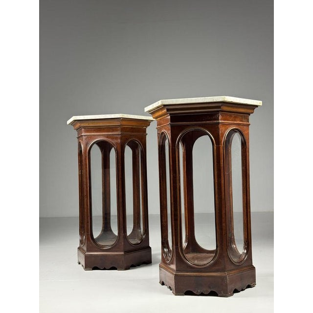 19th Century Italian Display Cases, Set of 2 For Sale - Image 17 of 18
