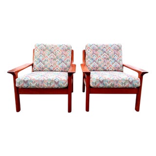 Lounge Chairs and Sofa by Juul Kristensen for Glostrup Møbelfabrik, 1960, Set of 3 For Sale