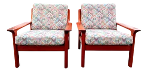 Lounge Chairs and Sofa by Juul Kristensen for Glostrup Møbelfabrik, 1960, Set of 3