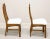 Broyhill Broyhill Premier Mid 20th Century Oak Brutalist Style Dining Side Chairs - Pair B For Sale - Image 4 of 10