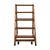 Wood Art Deco Period French Oak Rolling Library Wooden Steps, Circa 1940 For Sale - Image 7 of 9