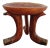 Tribal Stool with Brass Details, 1950s For Sale