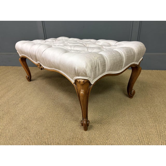 Large Victorian Rosewood Stool, 1875 For Sale - Image 4 of 15