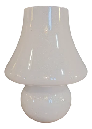 Large Mushroom-Shaped Murano Glass Table Lamp from De Majo, Italy, 1970s