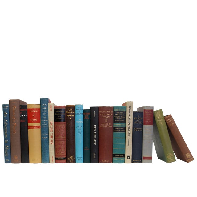 Rustic Decorative Books - Vintage Music Books - Books By The Foot For Sale - Image 3 of 3