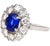 1.89 Carat Oval Kashmir Blue Sapphire & Diamond Platinum Art Deco Vintage Ring For Sale - Image 12 of 13